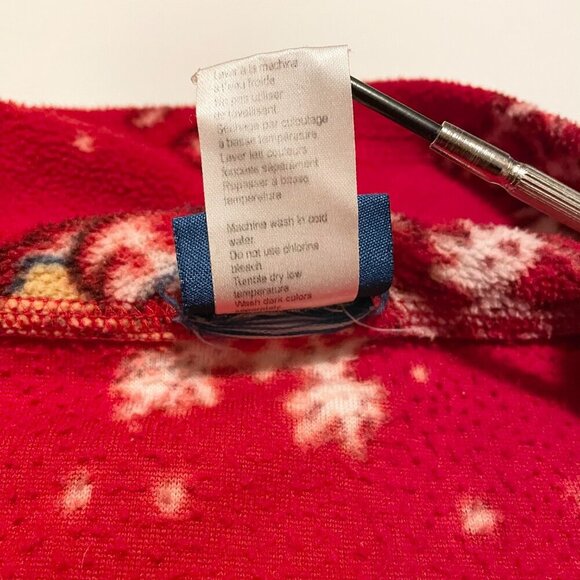 Disney Winnie the Pooh Red Polyester Womens Bath Robe Size Small - Picture 4 of 15